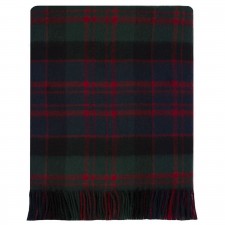 Lochcarron 100% Lambswool MacDonald Modern Tartan Blanket