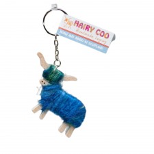 Hairy Coo Handmade Highland Cow Keyring- Clyde