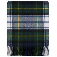 Lochcarron 100% Lambswool Dress Gordon Modern Tartan Blanket