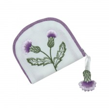 Highland Glen Thistle Design Jewellery Purse