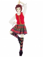 Highland Dancer Christmas Tree Decoration
