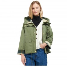 Barbour Nith Showerproof Jacket in Army Green