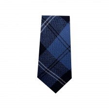 Boys Ramsay Blue Tartan Tie