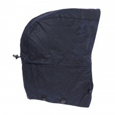 Barbour Waxed Storm Hood In Navy