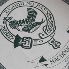 MacDougall Clan Crest Tea Towel