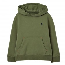 Joules Boy's Burlton Hooded Sweatshirt in Seaweed