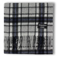 Gretna Green Granite Check Cashmere Scarf