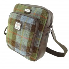 Harris Tweed 'Tay' Man Bag in Macleod Tartan