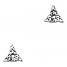 Hamilton & Young Celtic Stud Earrings Triangle Knot
