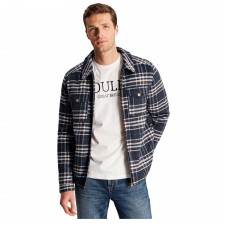 Joules Men's Garswood Padded Shacket in Navy Check