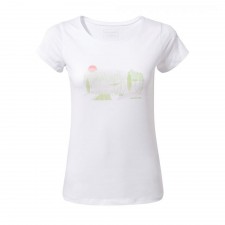 Craghoppers Cornelia Short-Sleeved Tree Landscape T-Shirt - Optic White
