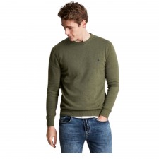 Joules Men's Jarvis Crew Neck Jumper in Khaki Marl
