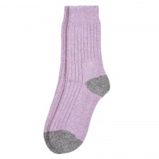 Barbour Ladies Houghton Socks In Lilac