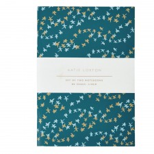 Katie Loxton Duo Notebooks - 'Bright Ideas' in Green