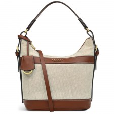 Radley Peregrine Road Tortoise Canvas Ziptop Crossbody Bag