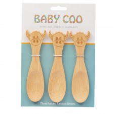 Hairy Coo Baby Coo Bamboo Spoons