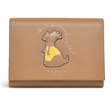 Radley Joy of Clothes Flapover Purse In Tan