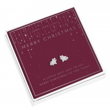 Joma Jewellery Beautifully Boxed 'Merry Christmas' Earrings