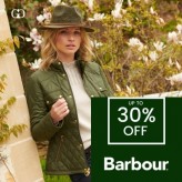 up to 30% Off Barbour