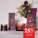 25% Off Shearer Candles