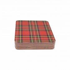 6 Dining Placemats & Coasters Tablemats Dining Monarch of The Glen Stag Tartan