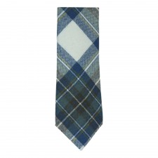 Boys Stewart Muted Blue Tartan Tie