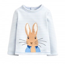 Joules Baby Dash Applique Peter Rabbit Top 0-3 Months
