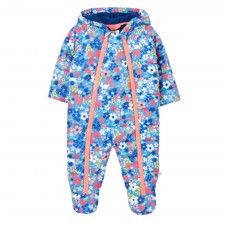 Joules Boy's Snuggle All in One Pram Suit in Bun Blue