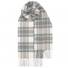 Lochcarron Stewart Blue Dress Cashmere Scarf