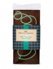 Gretna Green Milk Chocolate Gin & Lime Bar 100g