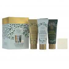 The Scottish Fine Soap Company Ginger, Clove & Mistletoe Luxurious Gift Set