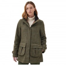 Barbour Ladies Fairfield Wool Jacket in Gardenia