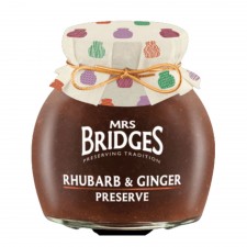 Mrs Bridges Rhubarb and Ginger Preserve 340g