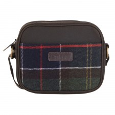 Barbour Ladies Contin Cross Body Bag In Classic Tartan