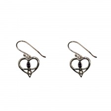 Hamilton & Young Celtic Amethyst Earrings