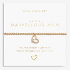Joma Jewellery Gold A Little 'Marvellous Mum' Bracelet