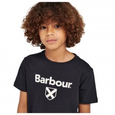 Barbour Boys Essential Shield T-Shirt in Navy