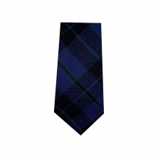 Boys Clergy Green Tartan Tie