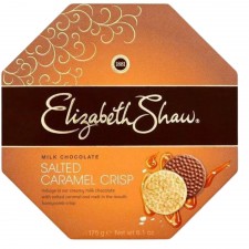 Elizabeth Shaw Milk Chocolate Salted Caramel Crisp 162g