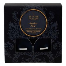 Shearer Candles Tealights in Amber Noir