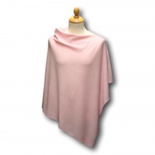 Lona Scott 100% Cashmere Poncho in Soft Pink