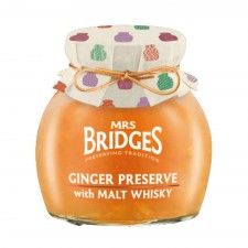 Mrs Bridges Ginger Preserve with Malt Whisky 340g