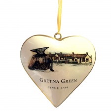 Famous Blacksmiths Shop Hanging Heart Decoration