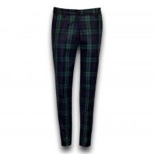 Ladies Tartan Trousers in Black Watch Tartan