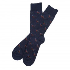 Barbour Mens Mavin Socks In Navy Pheasant