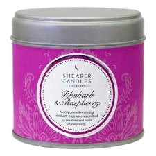Shearer Candles Large Candle Tin in Rhubarb and Raspberry