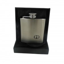 Gretna Green Kissing G's 3oz Stainless Steel Hip Flask