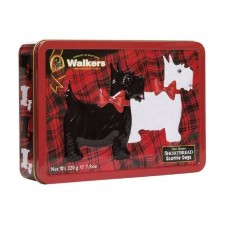 Walkers Scottie Dog Rectangle Tin 220g