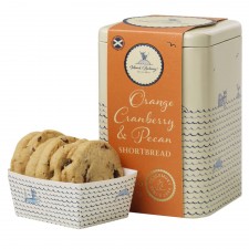 Island Bakery Orange & Cranberry Shortbread Tin 215g