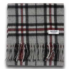 Lona Scott 100% Cashmere Scarf in Grey Thomson